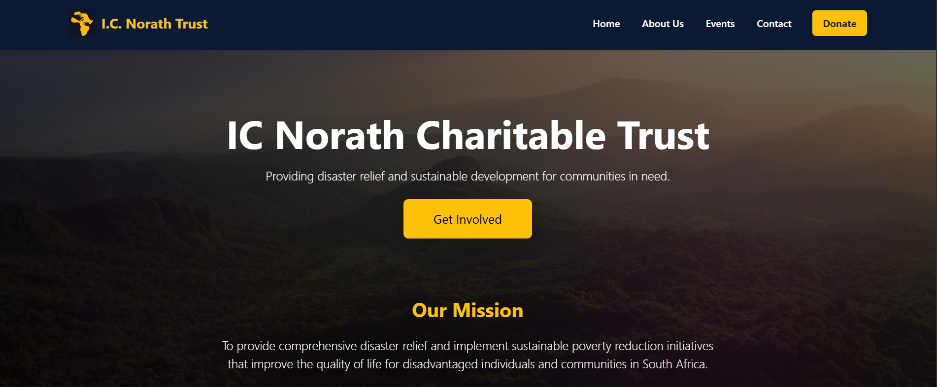 I.C. Norath NGO Donation Platform